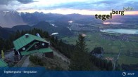 Archiv Foto Webcam Fernblick von der Bergstation am Tegelberg 02:00