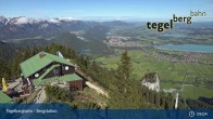 Archiv Foto Webcam Fernblick von der Bergstation am Tegelberg 08:00