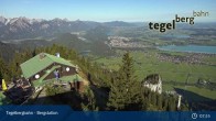 Archiv Foto Webcam Fernblick von der Bergstation am Tegelberg 07:00
