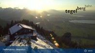 Archived image Webcam Distant view of the mountain station Tegelberg 00:00