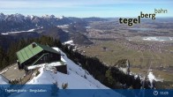 Archiv Foto Webcam Fernblick von der Bergstation am Tegelberg 10:00