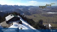 Archiv Foto Webcam Fernblick von der Bergstation am Tegelberg 14:00