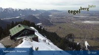 Archiv Foto Webcam Fernblick von der Bergstation am Tegelberg 12:00