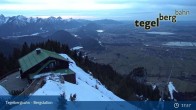 Archiv Foto Webcam Fernblick von der Bergstation am Tegelberg 18:00