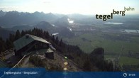 Archiv Foto Webcam Fernblick von der Bergstation am Tegelberg 18:00