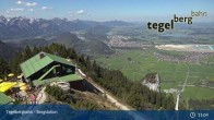 Archiv Foto Webcam Fernblick von der Bergstation am Tegelberg 10:00