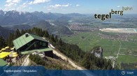 Archiv Foto Webcam Fernblick von der Bergstation am Tegelberg 12:00