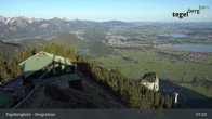 Archiv Foto Webcam Fernblick von der Bergstation am Tegelberg 06:00