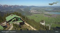 Archiv Foto Webcam Fernblick von der Bergstation am Tegelberg 08:00