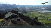 Archiv Foto Webcam Fernblick von der Bergstation am Tegelberg 16:00