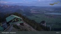 Archiv Foto Webcam Fernblick von der Bergstation am Tegelberg 04:00