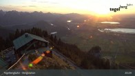 Archiv Foto Webcam Fernblick von der Bergstation am Tegelberg 02:00