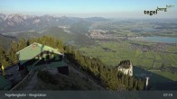 Archived image Webcam Distant view of the mountain station Tegelberg 06:00