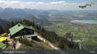 Archived image Webcam Distant view of the mountain station Tegelberg 12:00