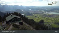 Archived image Webcam Distant view of the mountain station Tegelberg 16:00