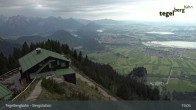 Archiv Foto Webcam Fernblick von der Bergstation am Tegelberg 14:00