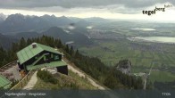 Archiv Foto Webcam Fernblick von der Bergstation am Tegelberg 16:00