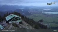 Archiv Foto Webcam Fernblick von der Bergstation am Tegelberg 04:00