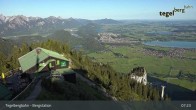 Archiv Foto Webcam Fernblick von der Bergstation am Tegelberg 06:00