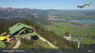 Archiv Foto Webcam Fernblick von der Bergstation am Tegelberg 08:00