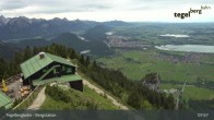 Archiv Foto Webcam Fernblick von der Bergstation am Tegelberg 07:00