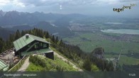 Archiv Foto Webcam Fernblick von der Bergstation am Tegelberg 16:00