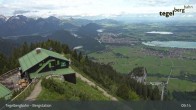 Archiv Foto Webcam Fernblick von der Bergstation am Tegelberg 08:00
