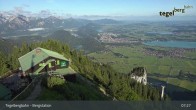 Archiv Foto Webcam Fernblick von der Bergstation am Tegelberg 06:00