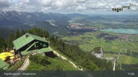 Archiv Foto Webcam Fernblick von der Bergstation am Tegelberg 10:00