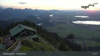 Archiv Foto Webcam Fernblick von der Bergstation am Tegelberg 02:00
