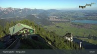 Archiv Foto Webcam Fernblick von der Bergstation am Tegelberg 06:00