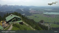 Archiv Foto Webcam Fernblick von der Bergstation am Tegelberg 07:00