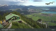 Archiv Foto Webcam Fernblick von der Bergstation am Tegelberg 08:00