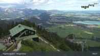 Archiv Foto Webcam Fernblick von der Bergstation am Tegelberg 09:00