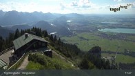 Archiv Foto Webcam Fernblick von der Bergstation am Tegelberg 16:00