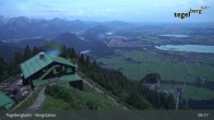 Archiv Foto Webcam Fernblick von der Bergstation am Tegelberg 04:00