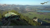 Archiv Foto Webcam Fernblick von der Bergstation am Tegelberg 06:00