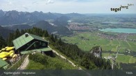 Archiv Foto Webcam Fernblick von der Bergstation am Tegelberg 12:00