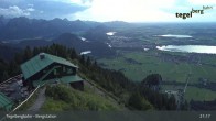 Archiv Foto Webcam Fernblick von der Bergstation am Tegelberg 02:00