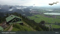 Archiv Foto Webcam Fernblick von der Bergstation am Tegelberg 08:00