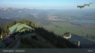 Archiv Foto Webcam Fernblick von der Bergstation am Tegelberg 07:00