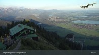 Archiv Foto Webcam Fernblick von der Bergstation am Tegelberg 06:00