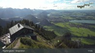 Archived image Webcam Distant view of the mountain station Tegelberg 16:00