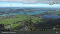 Archiv Foto Webcam Fernblick von der Bergstation am Tegelberg 14:00
