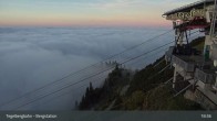 Archiv Foto Webcam Fernblick von der Bergstation am Tegelberg 18:00