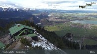 Archiv Foto Webcam Fernblick von der Bergstation am Tegelberg 08:00