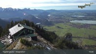 Archived image Webcam Distant view of the mountain station Tegelberg 14:00
