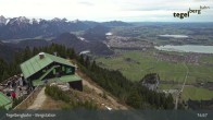 Archiv Foto Webcam Fernblick von der Bergstation am Tegelberg 14:00