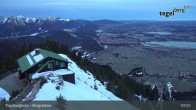 Archiv Foto Webcam Fernblick von der Bergstation am Tegelberg 07:00