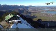 Archiv Foto Webcam Fernblick von der Bergstation am Tegelberg 10:00